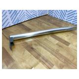 LXun Upgraded W10806512 Refrigerator Door Handle Compatible with Whirlpool Refrigerator Stainless Steel Fridge Door Handle Replacement for AP5982853 PS11703503 White Refrige Freezer Handle with Screw