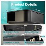 Rat Station Box with 1 Key, Complete Rodent Solution Keeps Rats Away, Pet & Child-Safe, Lock & Key Available, Reusable & Long-Lasting, Indoor & Outdoor, 2 Pack