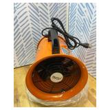 Retails for $101! 8-Inch High-Velocity Portable Utility Blower Fan, Industrial Exhaust Fan with 16.4ft Flexible Duct Hose, 3150 RPM Low-Noise Ventilator for Basements, Workshops, Warehouses, and Confi