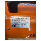 Retails for $101! 8-Inch High-Velocity Portable Utility Blower Fan, Industrial Exhaust Fan with 16.4ft Flexible Duct Hose, 3150 RPM Low-Noise Ventilator for Basements, Workshops, Warehouses, and Confi