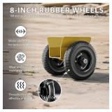 DAILYLIFE Panel Dolly - Door Dolly 700 Lbs Load Capacity, Heavy Duty Drywall Cart with 8" Wheels, Steel Mover for Wood, Plywood, Door, Fence, Sheetrock