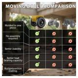 DAILYLIFE Panel Dolly - Door Dolly 700 Lbs Load Capacity, Heavy Duty Drywall Cart with 8" Wheels, Steel Mover for Wood, Plywood, Door, Fence, Sheetrock