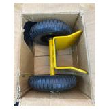 DAILYLIFE Panel Dolly - Door Dolly 700 Lbs Load Capacity, Heavy Duty Drywall Cart with 8" Wheels, Steel Mover for Wood, Plywood, Door, Fence, Sheetrock