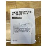 Height Adjustable Tilt Rotating Keyboard Tray Under Desk - Klearlook PU Leather Keyboard Drawer w/Wrist Rest,Clamp-on Ergonomic Mouse Keyboard Desk Extender(No Drilling), 25 x11 Inch -Carbon Black Car