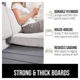 GORILLA GRIP Heavy Duty Couch Cushion Support Board to Fix Sagging Sofas, 21.5 x 70 Sofa, Thick Plywood Boards Add Strong Seat Supports, Stays in Place, Replacement Stuffing Under Couches, Grey