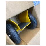 DAILYLIFE Panel Dolly - Door Dolly 700 Lbs Load Capacity, Heavy Duty Drywall Cart with 8" Wheels, Steel Mover for Wood, Plywood, Door, Fence, Sheetrock