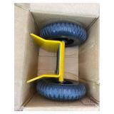 DAILYLIFE Panel Dolly - Door Dolly 700 Lbs Load Capacity, Heavy Duty Drywall Cart with 8" Wheels, Steel Mover for Wood, Plywood, Door, Fence, Sheetrock