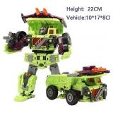 NBK Deformation Oversize Toys Robot Devastator Engineering Combiner 6 in 1 Action Figure Car Truck Model Gift for Kids Boys (Green)