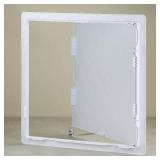 QWORK Access Panel for Drywall, 16x16 Inch ABS Plastic Wall Hole Cover Access Door for Plumbing & HVAC Systems, White