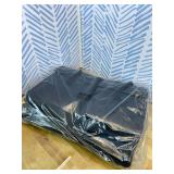 Reusable Grocery Bag on 5 Wheels, Foldable Rolling Tote Bag with Handle and Zipper Cover, 4 Pockets, Heavy Duty Shopping Cart for Laundry, Market & Trave (Black, Large_120L)