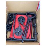 Inbrave Heavy-Duty Collapsible Wagon - 380LB Capacity | All-Terrain Wheels | Foldable for Groceries/Beach/Camping/Garden (Red)