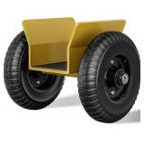 DAILYLIFE Panel Dolly - Door Dolly 700 Lbs Load Capacity, Heavy Duty Drywall Cart with 8" Wheels, Steel Mover for Wood, Plywood, Door, Fence, Sheetrock