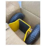 DAILYLIFE Panel Dolly - Door Dolly 700 Lbs Load Capacity, Heavy Duty Drywall Cart with 8" Wheels, Steel Mover for Wood, Plywood, Door, Fence, Sheetrock