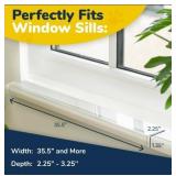 PROTECTO 2-Pack Window Sill Protector from Dogs 29.5 x 5.1 Clear Window Guards from Cats Scratching, Chewing & Clawing | Keep Your Sills Smooth & Paws Safe | Ultra Strong Window Sill Cover Protection