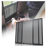 Altyostar RV Screen Door Protector for Dogs, Adjustable RV Screen Door Pet Protector Guard, Black(Patented Design)