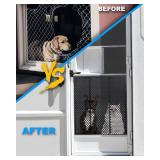 Altyostar RV Screen Door Protector for Dogs, Adjustable RV Screen Door Pet Protector Guard, Black(Patented Design)