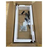 WINKER Countertop Support Bracket 4 Pack Heavy Duty 3/8" Thick Hidden L Shelf Bracket 16" x 6" x 2.5" Metal Corbels for Quartz/Granite/Wood/Concrete/Laminate Countertops, White