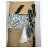 WINKER Countertop Support Bracket 4 Pack Heavy Duty 3/8" Thick Hidden L Shelf Bracket 16" x 6" x 2.5" Metal Corbels for Quartz/Granite/Wood/Concrete/Laminate Countertops, White