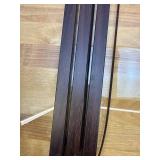 HONKKI Magnetic Poster Hanger Frame for 28x40 28x20 28x22 Movie Music Posters Wall Art,Black Wood Picture Frames for Canvas Diamond Map Decor, Living Room Calendar Banner Tapestry Photo Hanging Stand