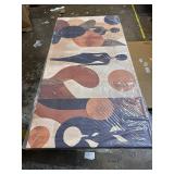 Iallbin Abstract Canvas Wall Art, Large Wall Art for Living Room, for Wall Modern Paintings Wall Decor Living Room (Abstract, Beige, 48L x 24W)