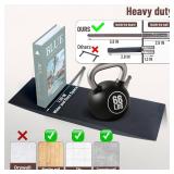 KYIAANY Brown Floating Shelves for Wall: Solid Wood Shelf Heavy Duty Set of 2 Modern Minimalist Industria Decor for Office Living Room Bedroom Kitchen Bathroom Display Book Plant Statue