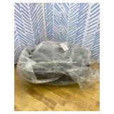 KITESSENSU Large Roasting Pan with Rack - 25 LB Nonstick Turkey Roaster Pan for Oven - Heavy Duty Carbon Steel Roasting Pan with Wider Handles for Chicken, Vegetables & Holiday Meals, Gray