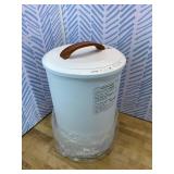 Large Towel Warmer for Bathroom - Heated Towel Warmers Bucket, Wood Handle, Auto Shut Off, Fits Up to Two 40"X70" Oversized Towels, Bathrobes, Blankets, for Mother