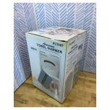 Large Towel Warmer for Bathroom - Heated Towel Warmers Bucket, Wood Handle, Auto Shut Off, Fits Up to Two 40"X70" Oversized Towels, Bathrobes, Blankets, for Mother