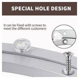 Lazy Susan Hardware Silent Non-Slip Turntable Aluminium Turntable Bearing for Round Dining Table TV Rotating Table 20 inch