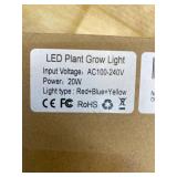 Atmel Grow Lights for Indoor Plants, 4FT Full Spectrum 243LED Plant Light with Stand & Timer, 3 Adjustable Modes for Growing, Flowering, Indoor Gardening, Office