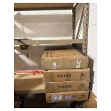 Retails for $138! FLEXIMOUNTS 4x8 Overhead Garage Storage Rack, Adjustable Organization System, Heavy-Duty Metal Ceiling Racks, 750lbs Weight Capacity, Black, Classic Series