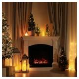 Hompavo LED Flame Lights with Remote & Timer, 4-Mode Rechargeable Battery Operated Flameless Candles, Waterproof Pillar Flickering Lanterns for Bathroom Patio Wedding Halloween Home Decor