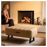 Rioychan 8 Inch Trapezoid Metal Table Legs Black, DIY Furniture Feets for Bench, Coffee Table, Stool Cabinet Legs, Including Screws and Adjustable Feet Pads, 8 Inch x 7.9 Inch