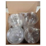 100 Pack 9 oz Clear Plastic Cups with Strawless-Sip-Lids, Disposable Cups Plastic Iced Coffee Cups, To Go Cups with Sip Through Lids for Smoothie, Milkshake, Cold Drinks for Party, Wedding, Event