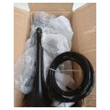 DriSentri 12V / 24V Truck Train Air Horn, 185dB Super Loud Four Trumpet Air Horn for Car Vehicle Truck Train Boat