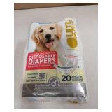 Paw Inspired 20ct Disposable Dog Diapers | Female Dog Diapers Ultra Protection | Diapers for Dogs in Heat, Excitable Urination, or Incontinence (X-Large)