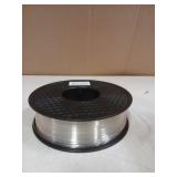 TEQStone PLA Filament 1.75mm Clear 1KG Perfectly Wound Accuracy +/-0.02mm Transparent PLA Basic 3D Printer Filament