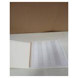 Maitys 2026-2027 Large 6 Column Salon Appointment Book for Hairstylist Spa Business, Hourly Planner 15 Minute Interval, 200 Pages Undated 6 Am 9 Pm Spiral Bound Checklist Planner(Beige, Minimalist)