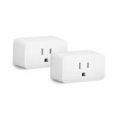 Amazon Basics Smart Plug, Matter Compatible, Compatible with Amazon Alexa, Google Home, Apple HomeKit, Matter Hub Required, 2.4 GHz Wi-Fi only, White, X-Pack