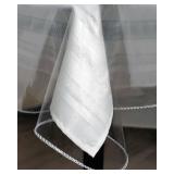 BRODER MFG. INC. Tablecloth Protector Crystal Clear Vinyl (60"x90" Oval) | Thick, Durable Clear Table/Tablecloth Protector | Perfect for Parties, Special Occasions, Gatherings, and Everyday Use