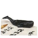 Canjoyn Cast Iron Paperweight Garden Home Office Desk Decor Collection Animal Figurine (Whale-2)