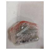 KOMOHOM Resistance Band Wall Anchors, Space-Saving Workout Wall Mount Anchor for Home Gym Workouts, Physical Therapy, and Strength Training,Wall Anchor for Resistance Bands Dark red (3pcs)