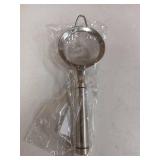 SUNWUKIN 304 Stainless Steel Fine Mesh Strainers for Kitchen, Colander-Skimmer with Handle, Sieve Sifters for Food, Tea, Rice, Oil, Noodles, Fruits, Vegetable