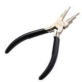 Jewelry Making Tool - High-Carbon Steel Bail Making Pliers with 2-9mm Adjustable Looper, Professional Wire Looping Tool for Earrings, Rings & Crafting (Multi-Functional Design) Jewelry Pliers