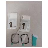 ESR Armorite Screen Protector for Apple Watch Ultra 3 2025 /Ultra 2 /Ultra (49 mm), Military Grade Protection, Tempered Glass Film with Aluminum Alloy Frame, Anti-Scratch, 2 Pack, Black