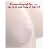 Momcozy Nipple Shield, Floral Contact Nipple Shield for Breastfeeding Moms with Flat or Inverted Nipples, Made Without BPA/BPS (1 Pair, 20mm)