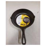 Lodge 8 Inch Cast Iron Pre-Seasoned Skillet Signature Teardrop Handle - Use in the Oven, on the Stove, on the Grill, or Over a Campfire, Black