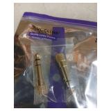 VCE 6.35mm (1/4 inch) Male to 3.5mm (1/8 inch) Female Stereo Audio Jack Adapter for Aux Cable, Guitar Amplifier, Headphone, 2 Pack