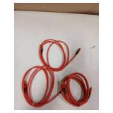 USB C Cable 6ft 3Pack, USB A to Type C Charger Fast Charging, Charger Cable Nylon Braided USB C Cord for iPhone 16 15/15 Plus/15 Pro/15 Pro Max, Samsung Galaxy S23/S22/S21/S24, Note 10 9-Red