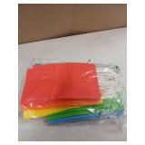 SUNCOLOR 24-Pack Rainbow Gift Bags with Handles, 8" Multi-Color Paper Party Favor Bags for Goodies. Birthdays, Events, Classrooms & Celebrations